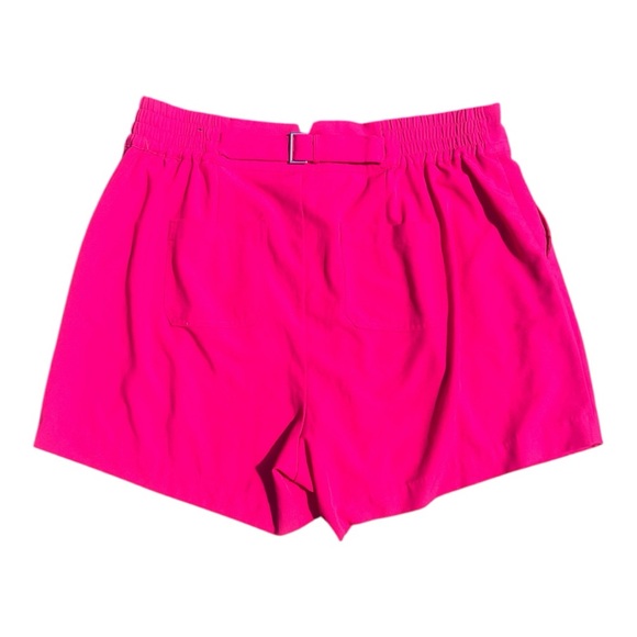 Torrid Pink Peacock Pull On Wide Leg Studio Crepe Short Size 16 - Picture 4 of 6